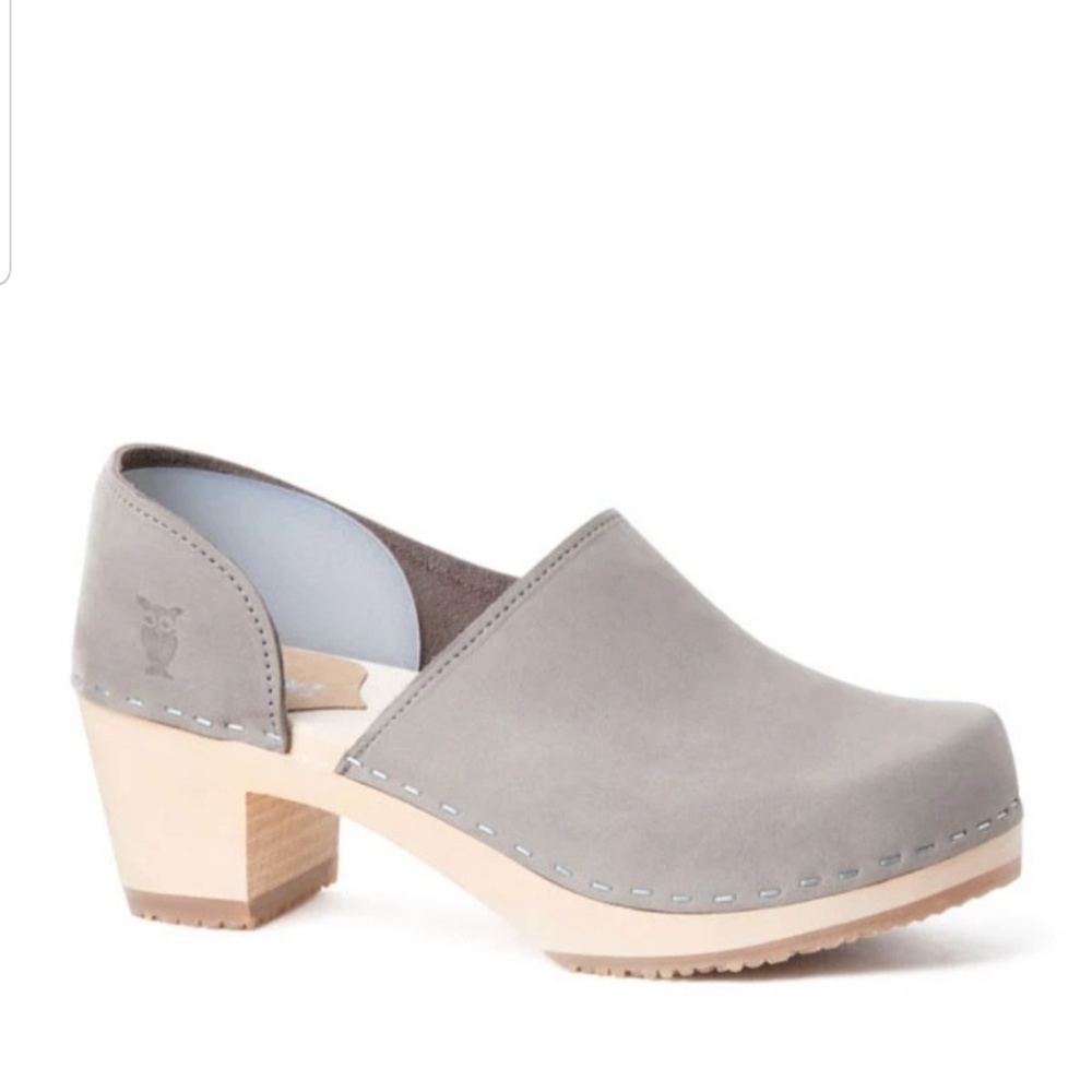 New Sandgrens Brett Clog in Stone size 39